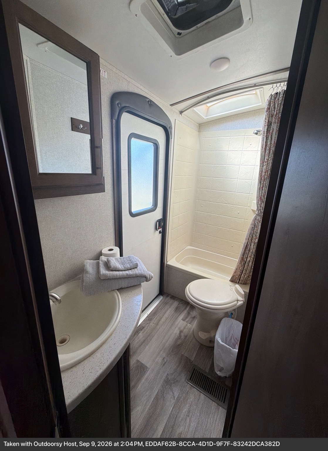 Bathroom with shower and toilet