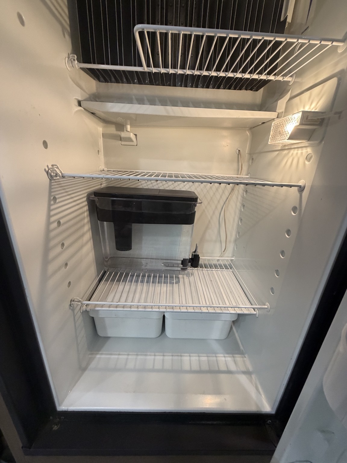 Inside the refrigerator