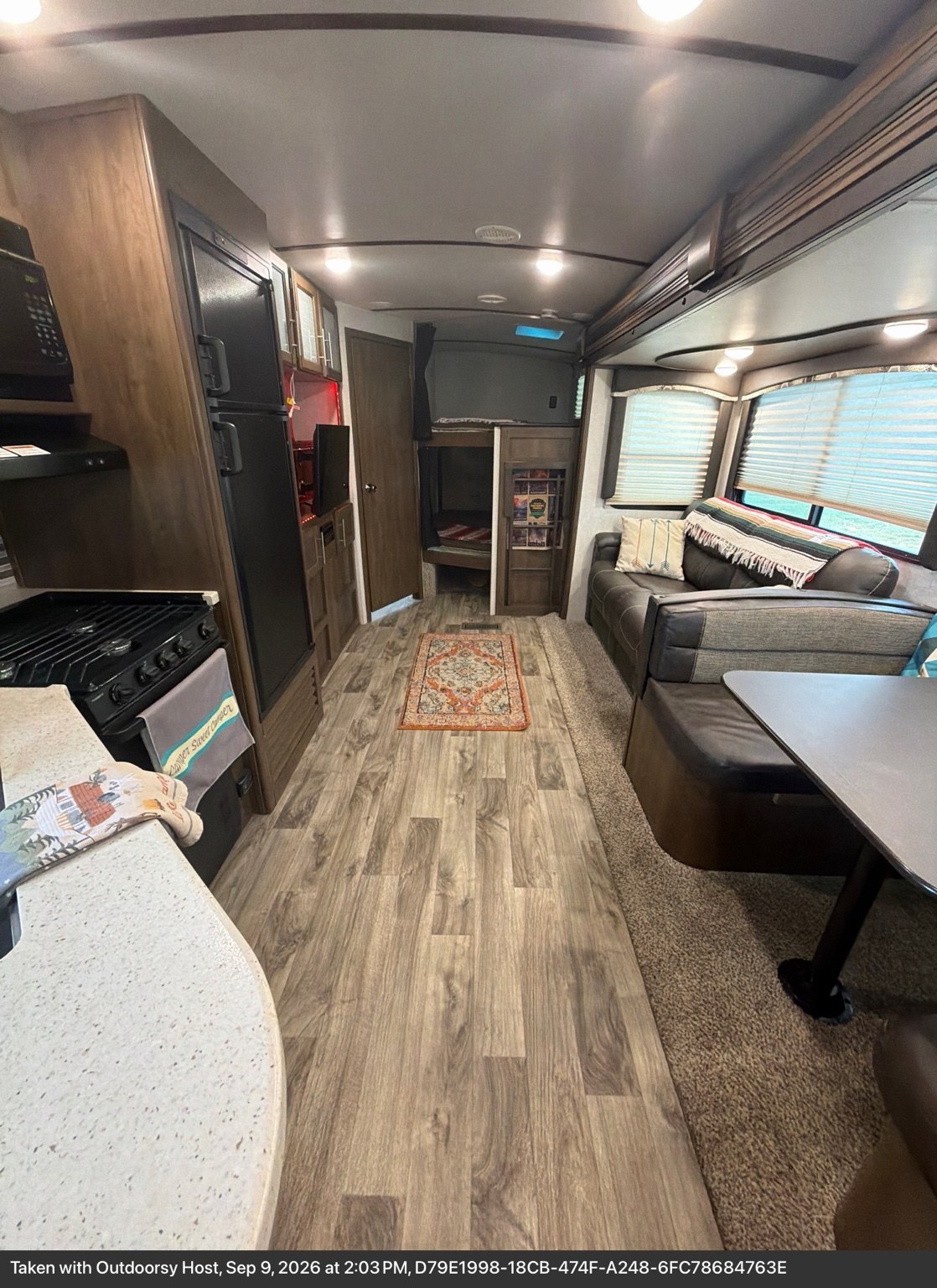 Living area and dinette